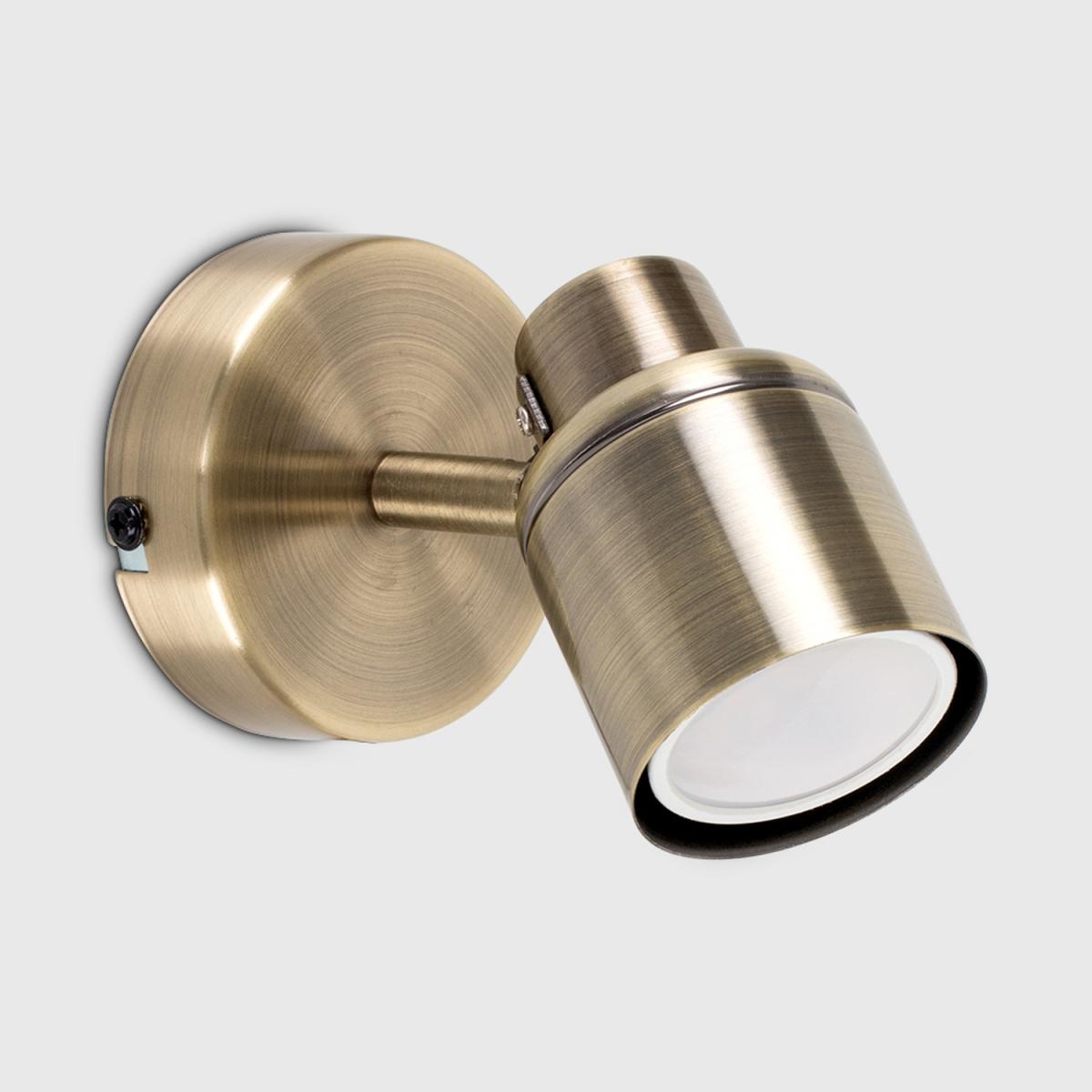 Modern Single Wall Spotlight In Gold Effect Finish - Gold – image 3