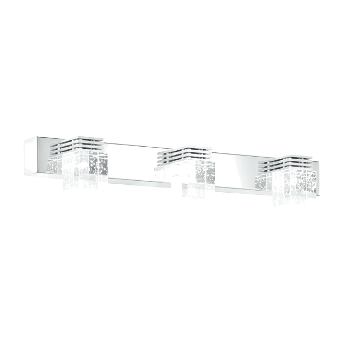 Wofi Spa Dirk Wall Lights - Chrome / 3