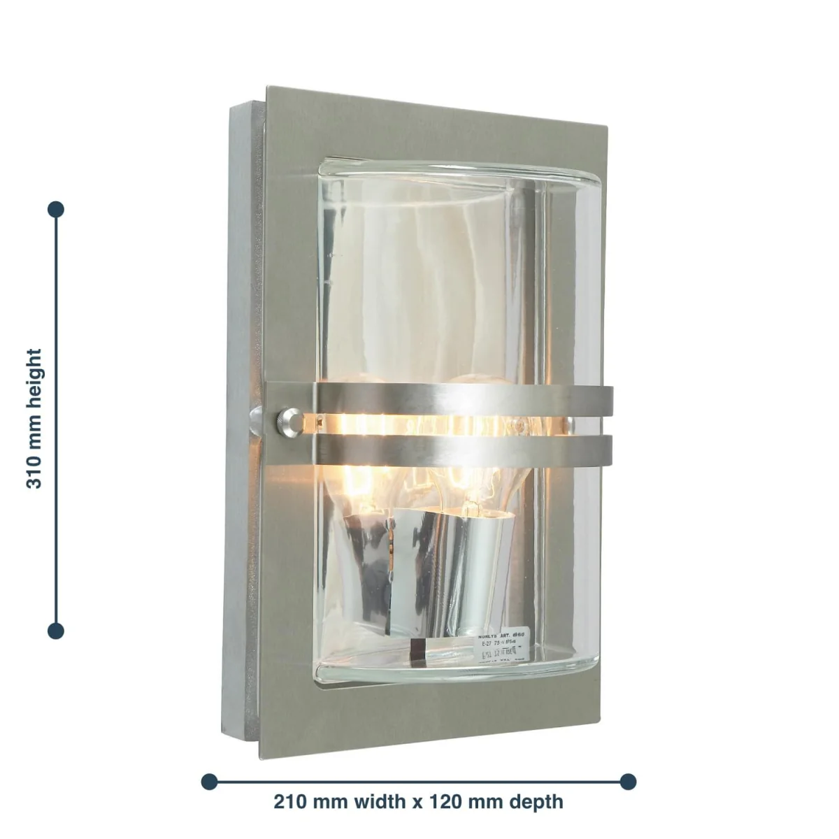 Basel Wall Light Stainless Steel - Stainless Steel – image 5