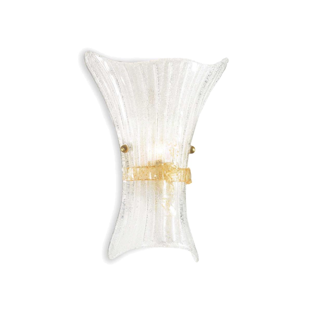 Fiocco 1 Light Indoor Wall Light with Decoration - Amber
