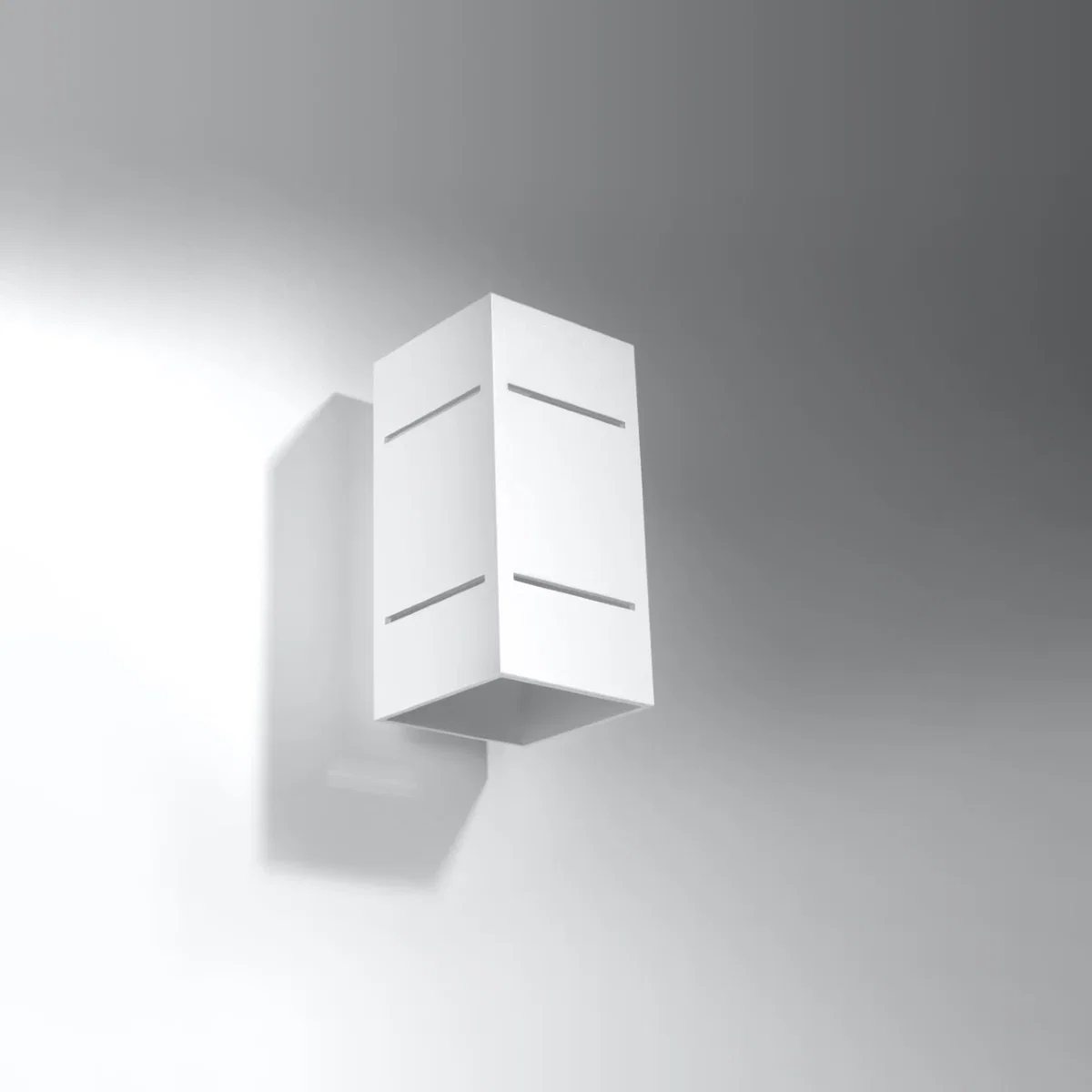 Wall lamp BLOCCO grey - white – image 2