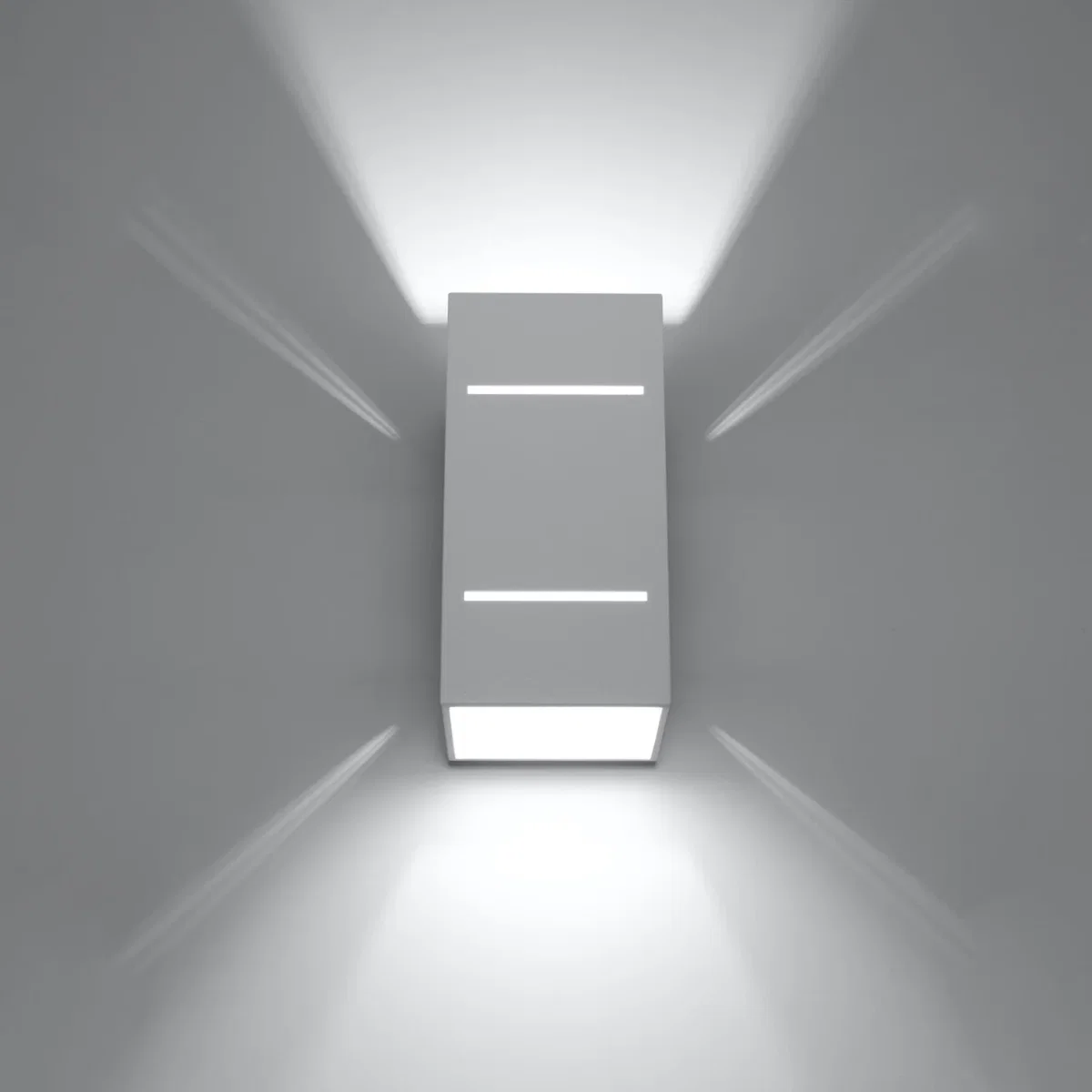 Wall lamp BLOCCO grey - white – image 3