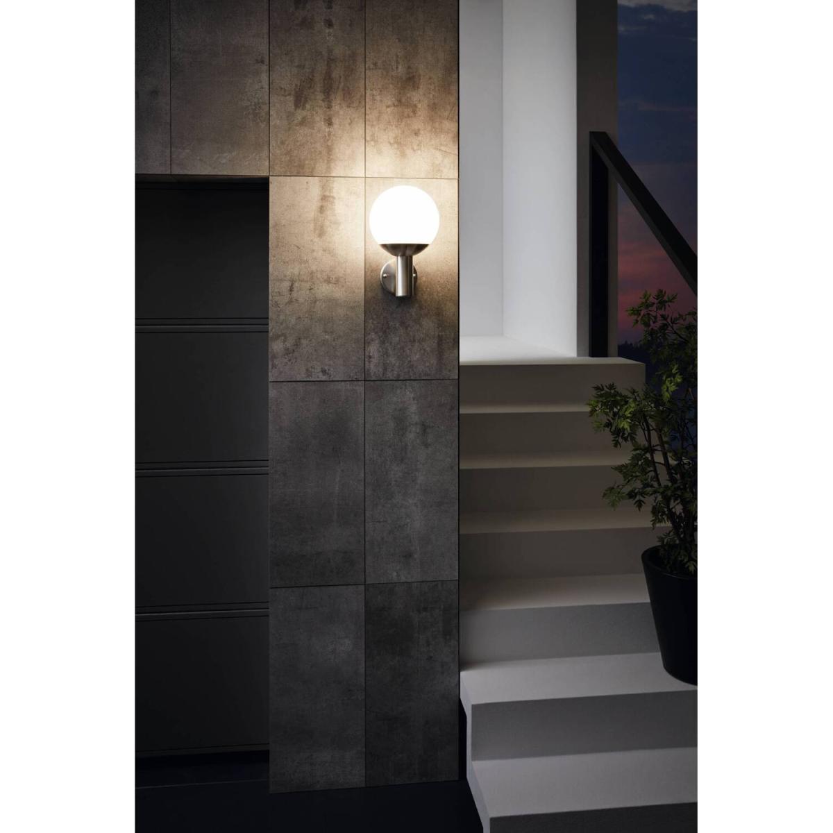 Eglo Nisia - Z Modern Seel Smart Outdoor Wall Light - Silver – image 2
