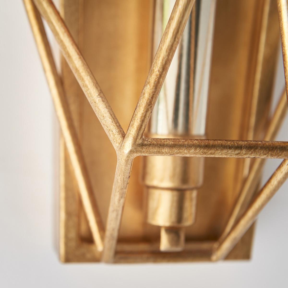 Pescara Wall Lamp Antique Gold Silver Leaf - Antique Gold & Silver Leaf – image 3