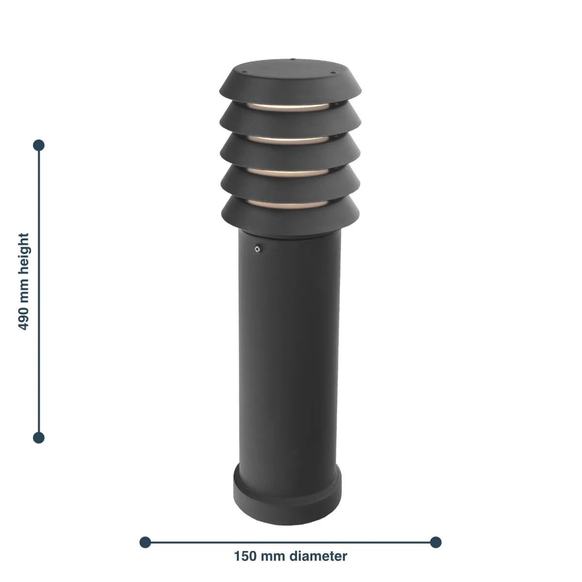 Alta Bollard Light Black - Black – image 3