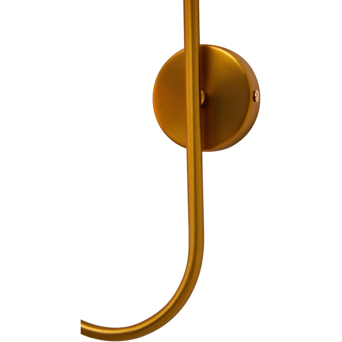 Abira Four Bulb White Glass Wall Light - Gold, White – image 4