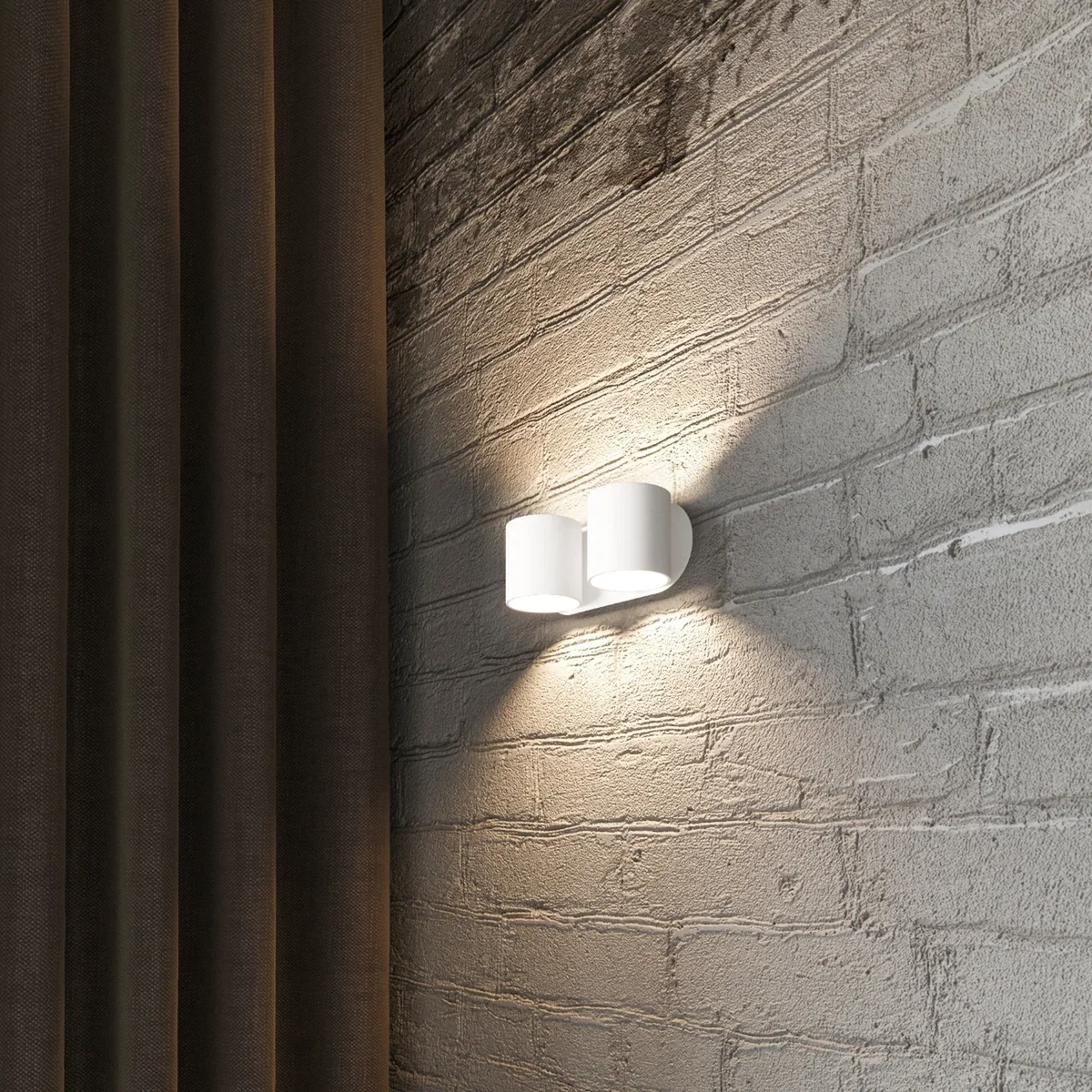 Wall lamp ORBIS 2 white - white – image 5