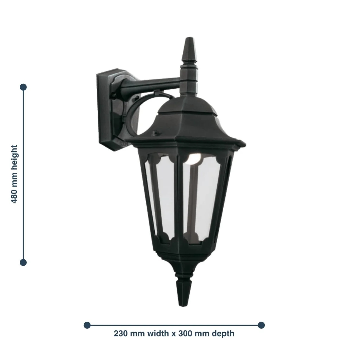 Elstead Lighting Parish Wall Light Black D - Black – image 6