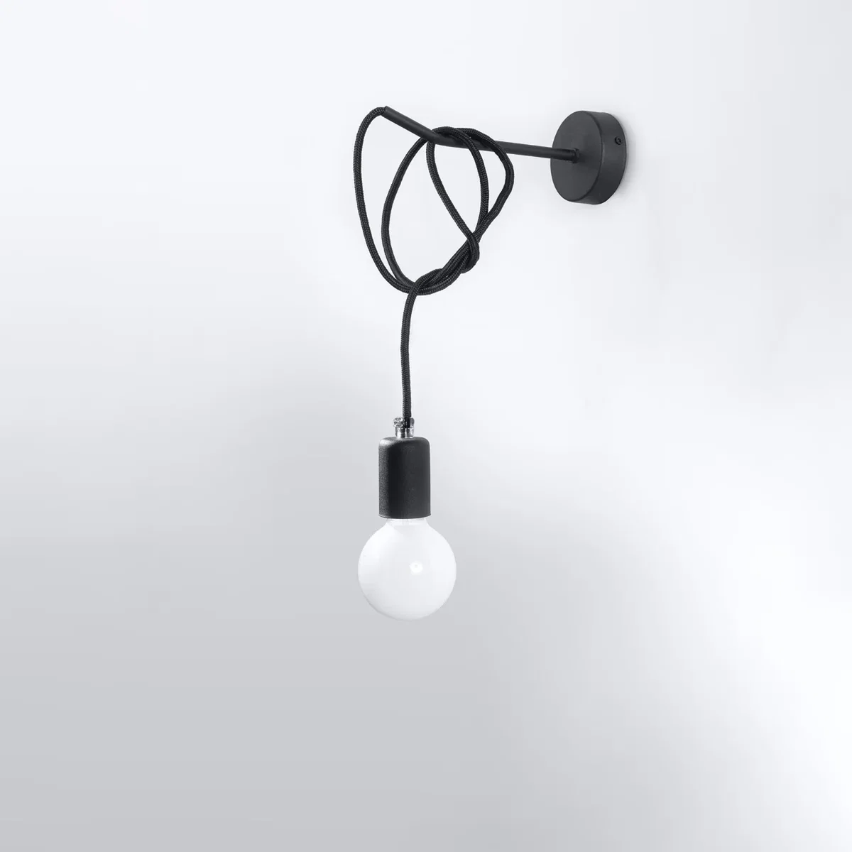 Wall lamp EDISON black - black – image 2