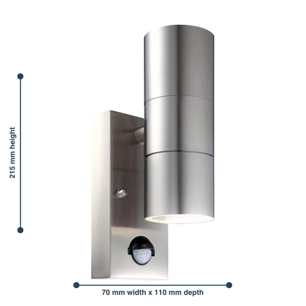 Blaze Marine Grade Stainless Steel Motion Sensor Wall Light - Marine Grade & Clear – image 5