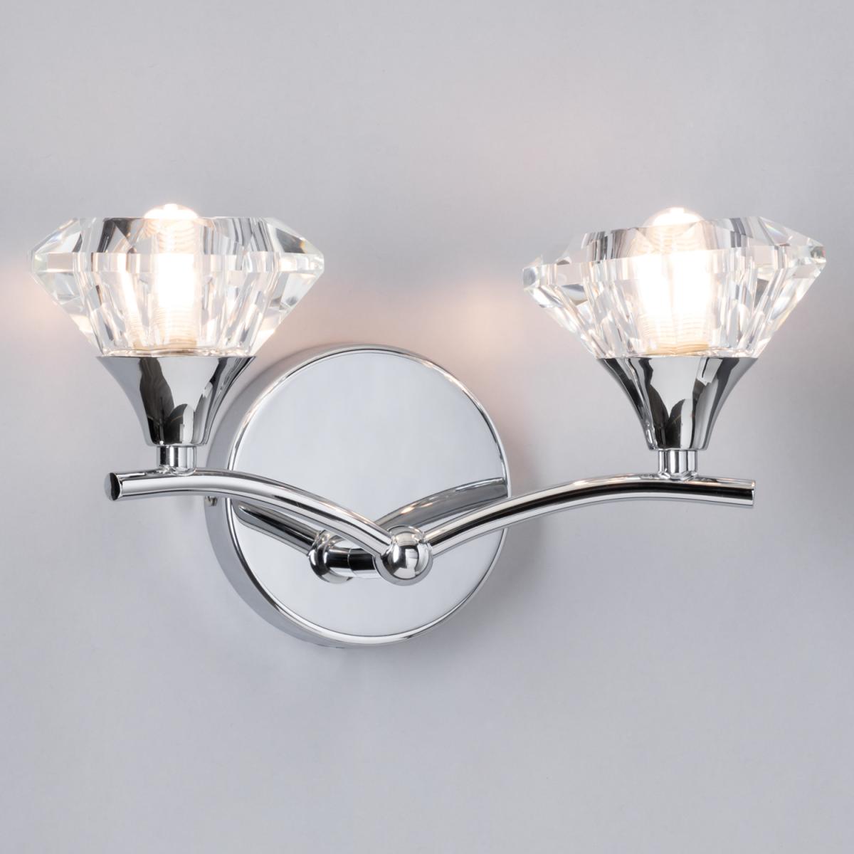 Edvin Bathroom Wall Light - Chrome – image 2