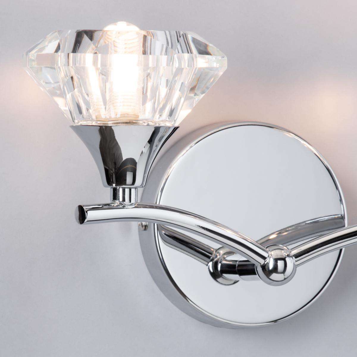 Edvin Bathroom Wall Light - Chrome – image 4