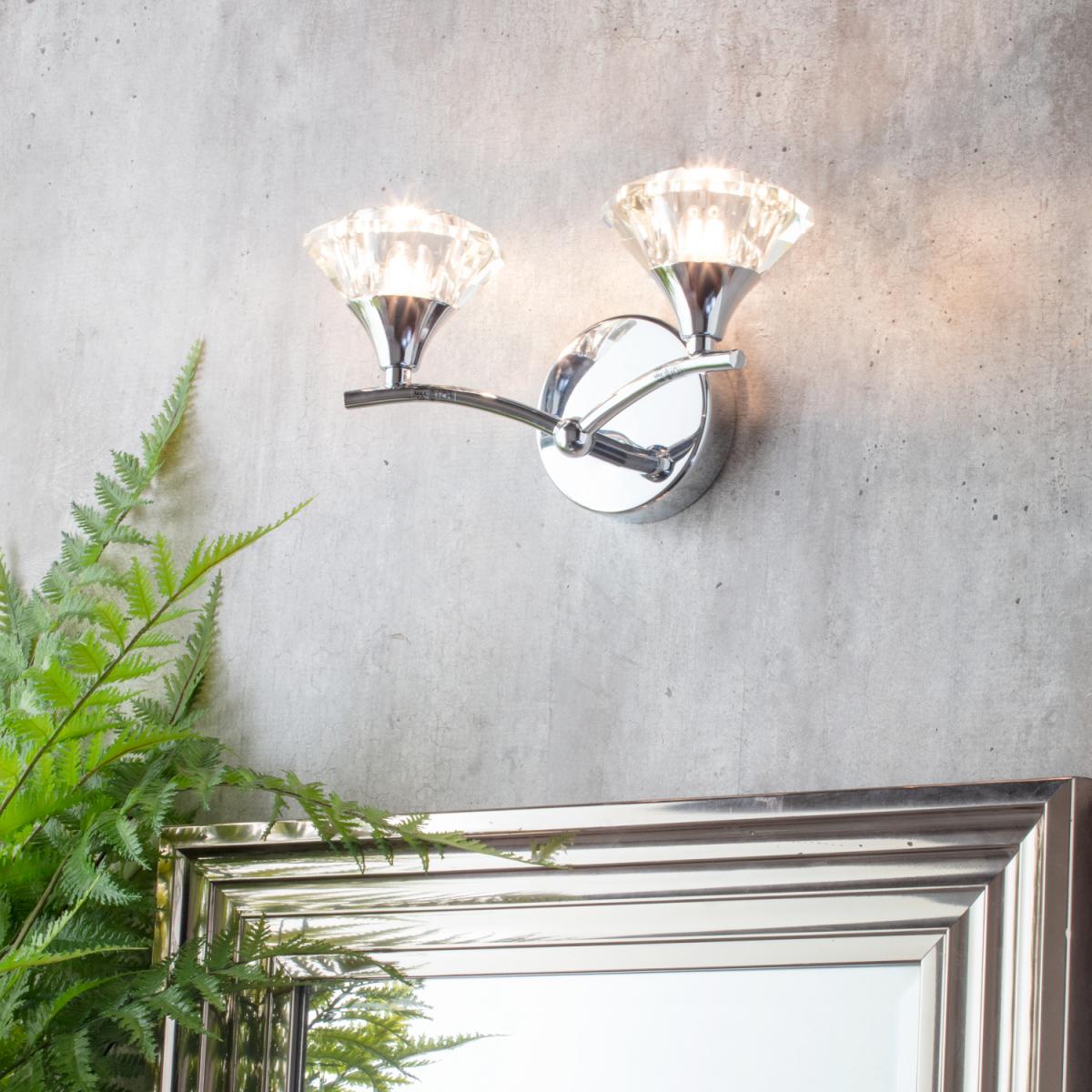 Edvin Bathroom Wall Light - Chrome – image 5