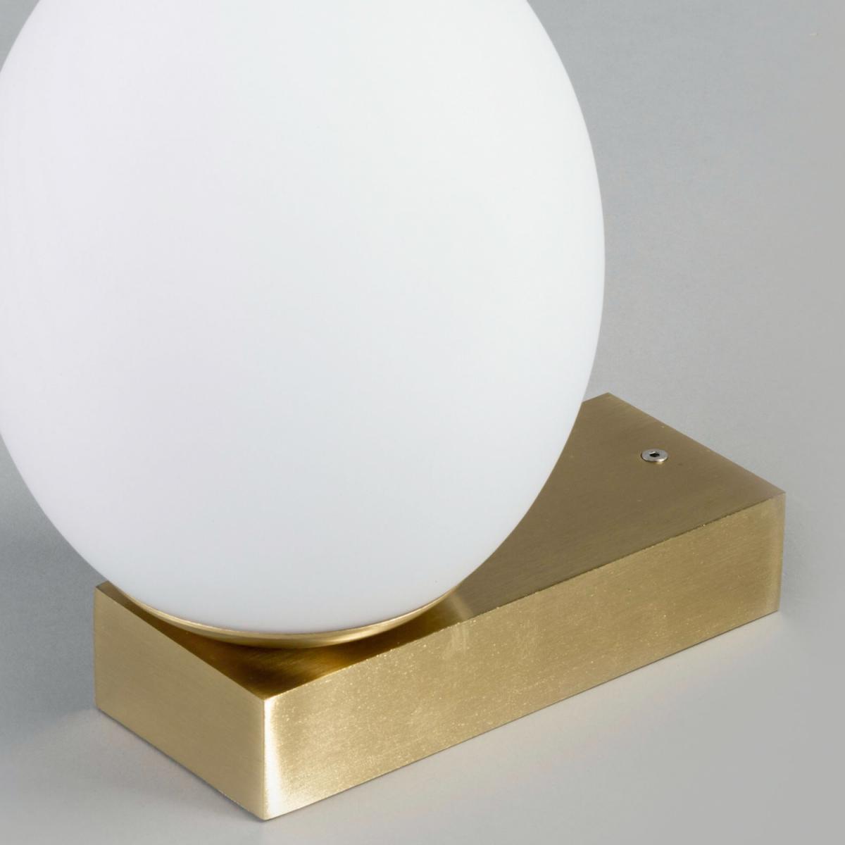 Ovo Bathroom Wall Light - Satin Brass – image 5