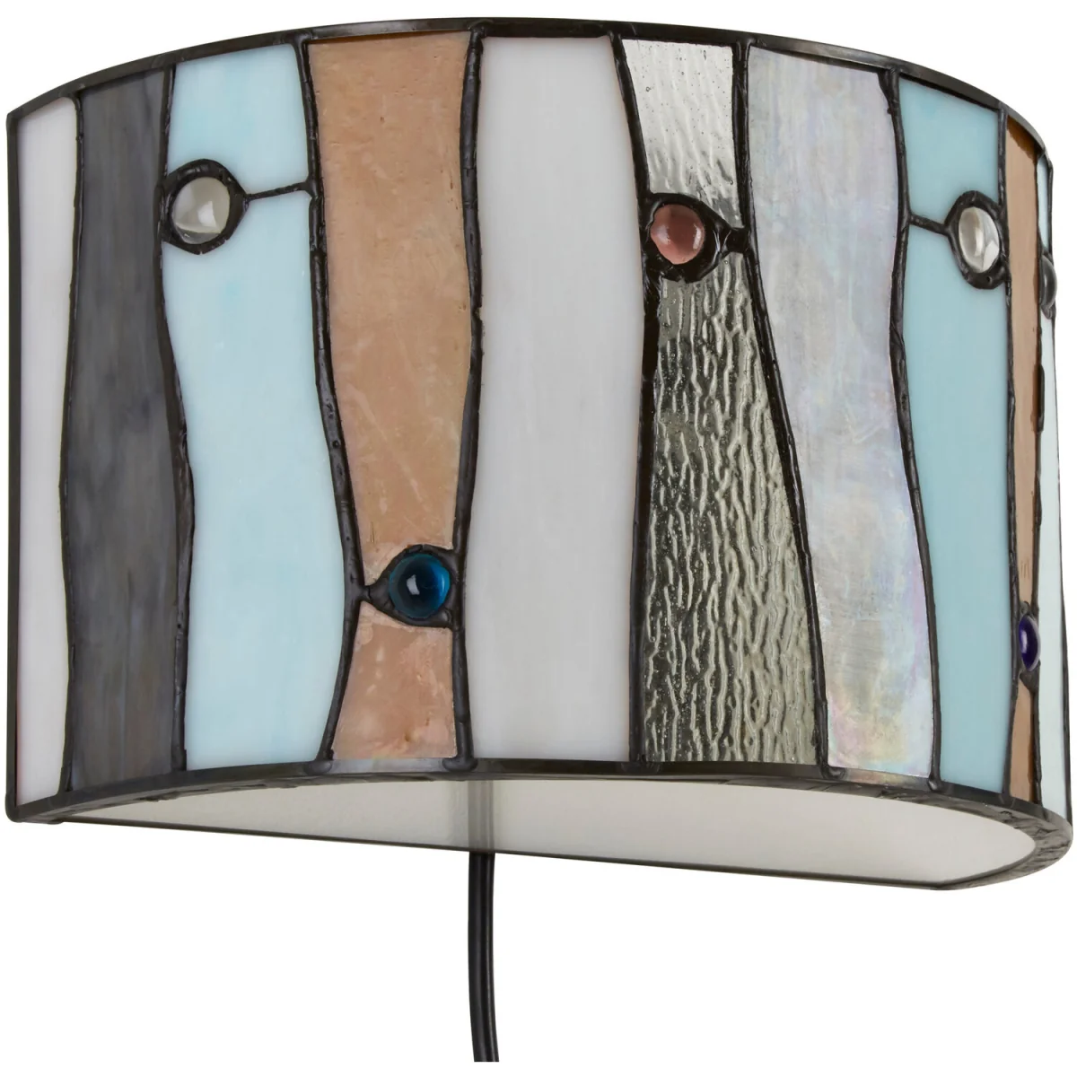 Waldorf Jewel Deco Wall Light - Brown, Grey, Pink – image 4