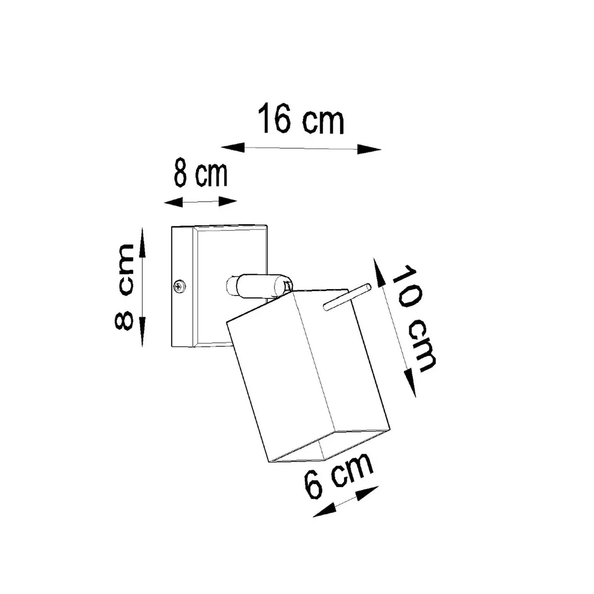 Wall lamp MERIDA black - gray – image 7