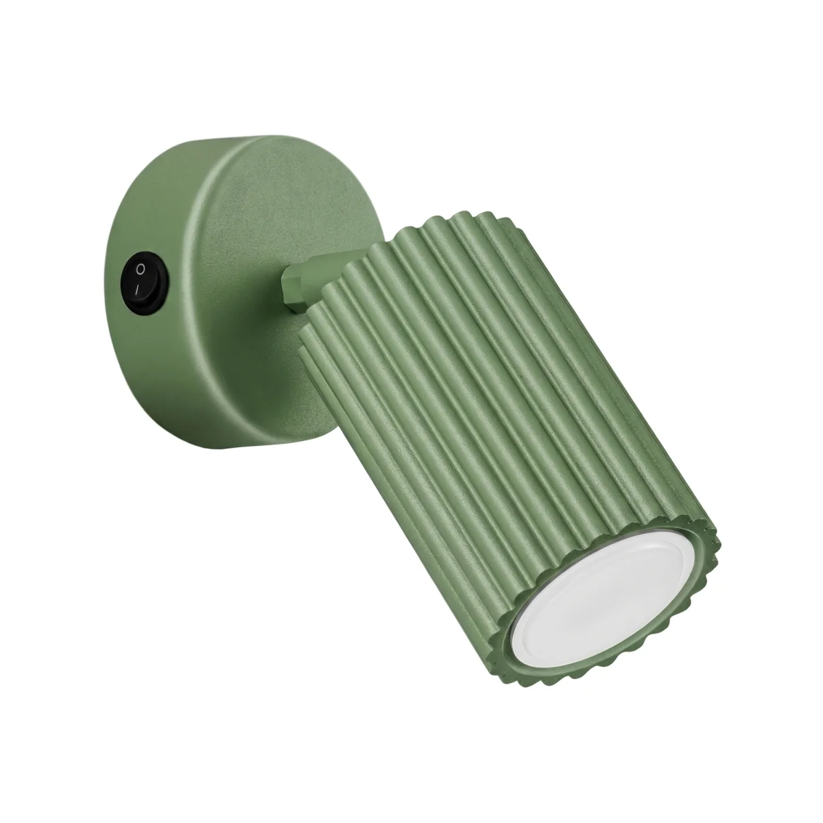 Wall lamp KARBON sage with a switch - sage – image 1