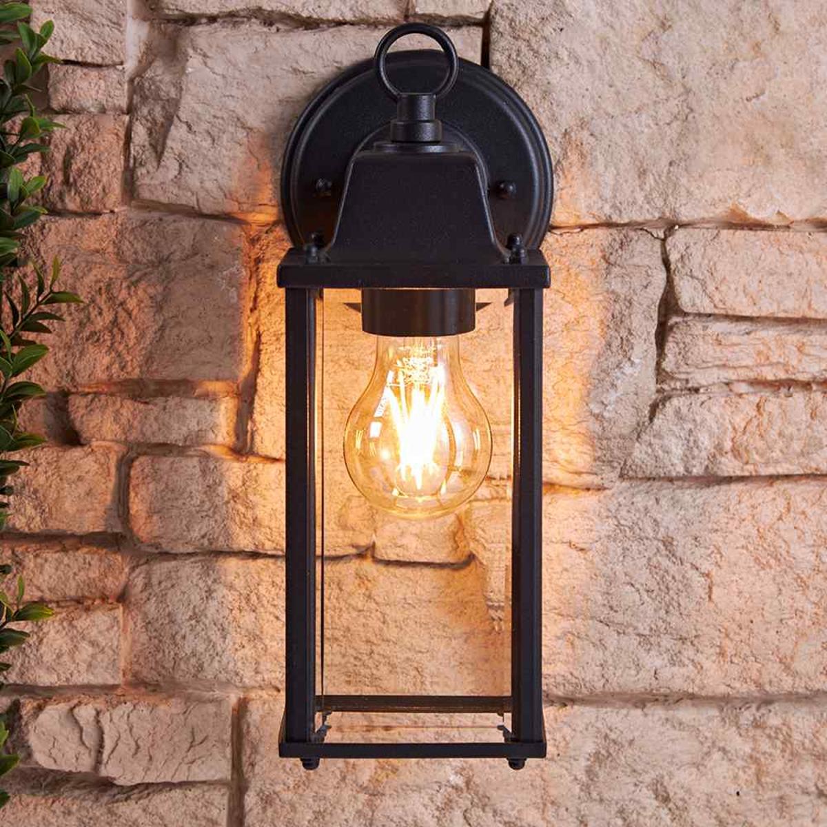 Biard Alfta Square Outdoor Wall Lantern - Black – image 2