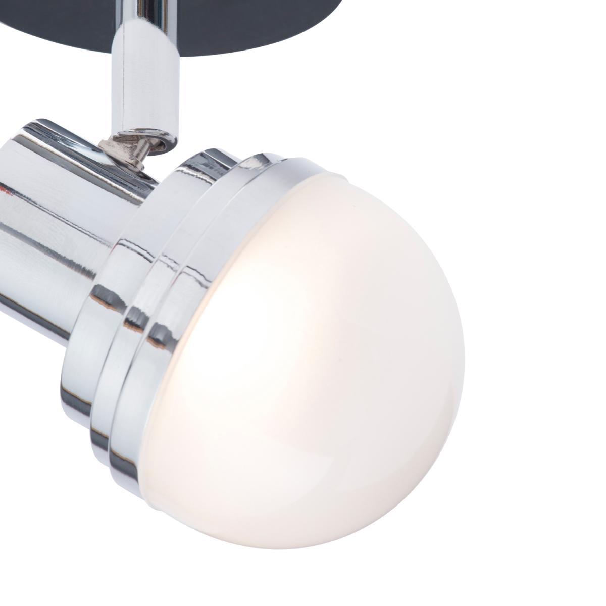Skipton Bathroom Globe Wall Light - Chrome – image 7