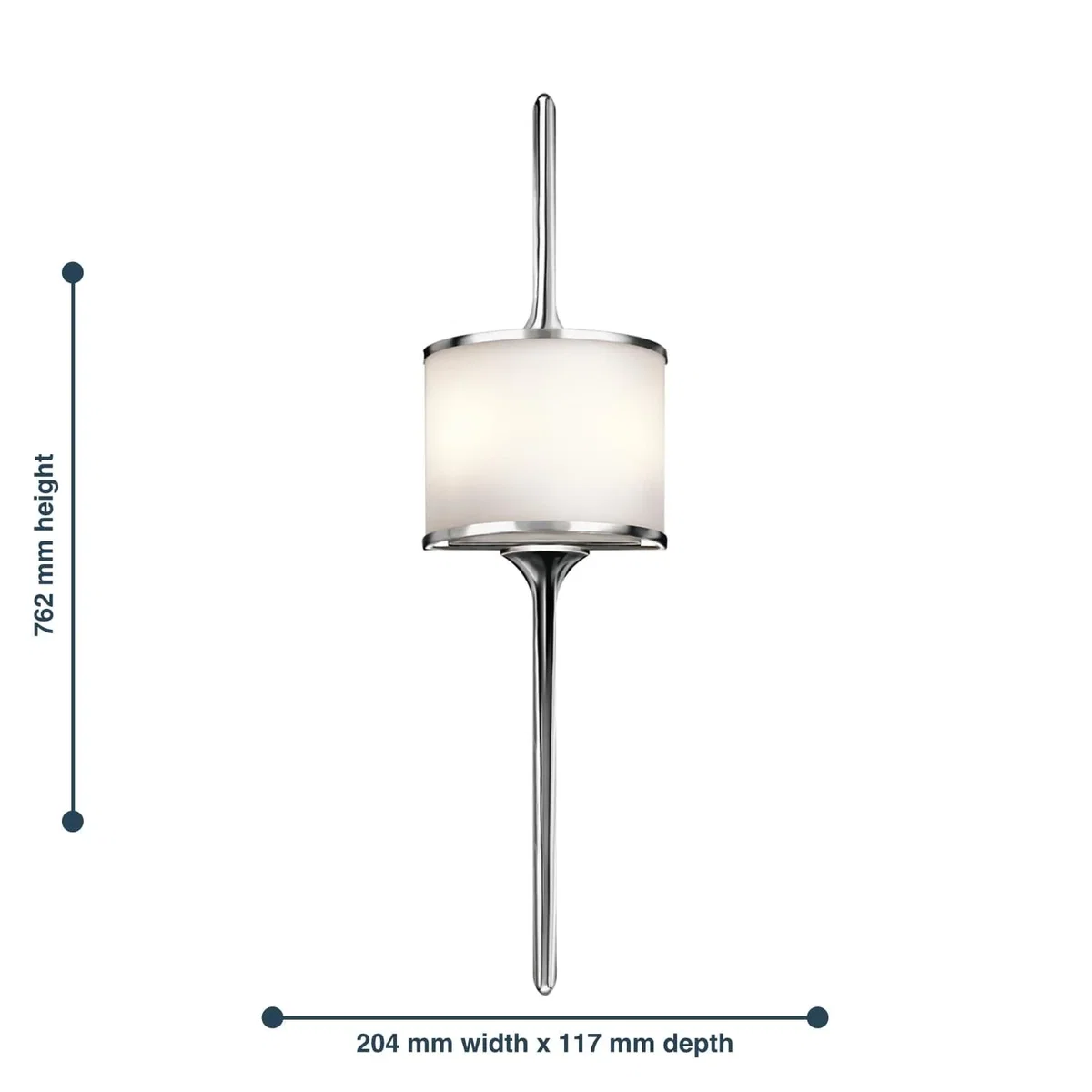 Mona Wall Light Chrome - Chrome – image 3