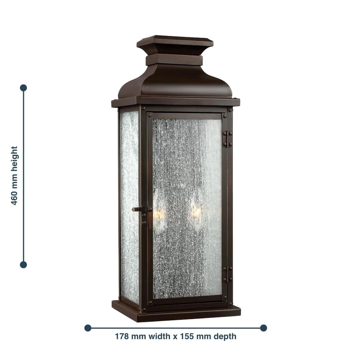 Pediment Wall Light Copper - Copper – image 4