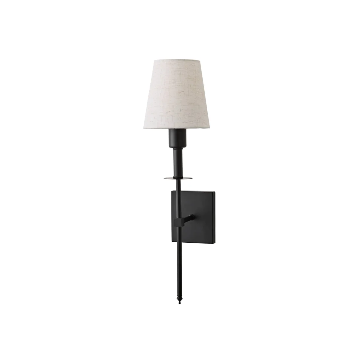 Kincaid Pair Rechargeable Easy Fit Wall Light with Fabric Shade - Black / 1.38kg / 1 – image 1