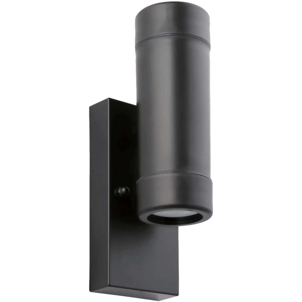 Set Of 2 Gale Polypropylene Coastal Dusk Dawn Wall Lights - Black & Clear – image 2