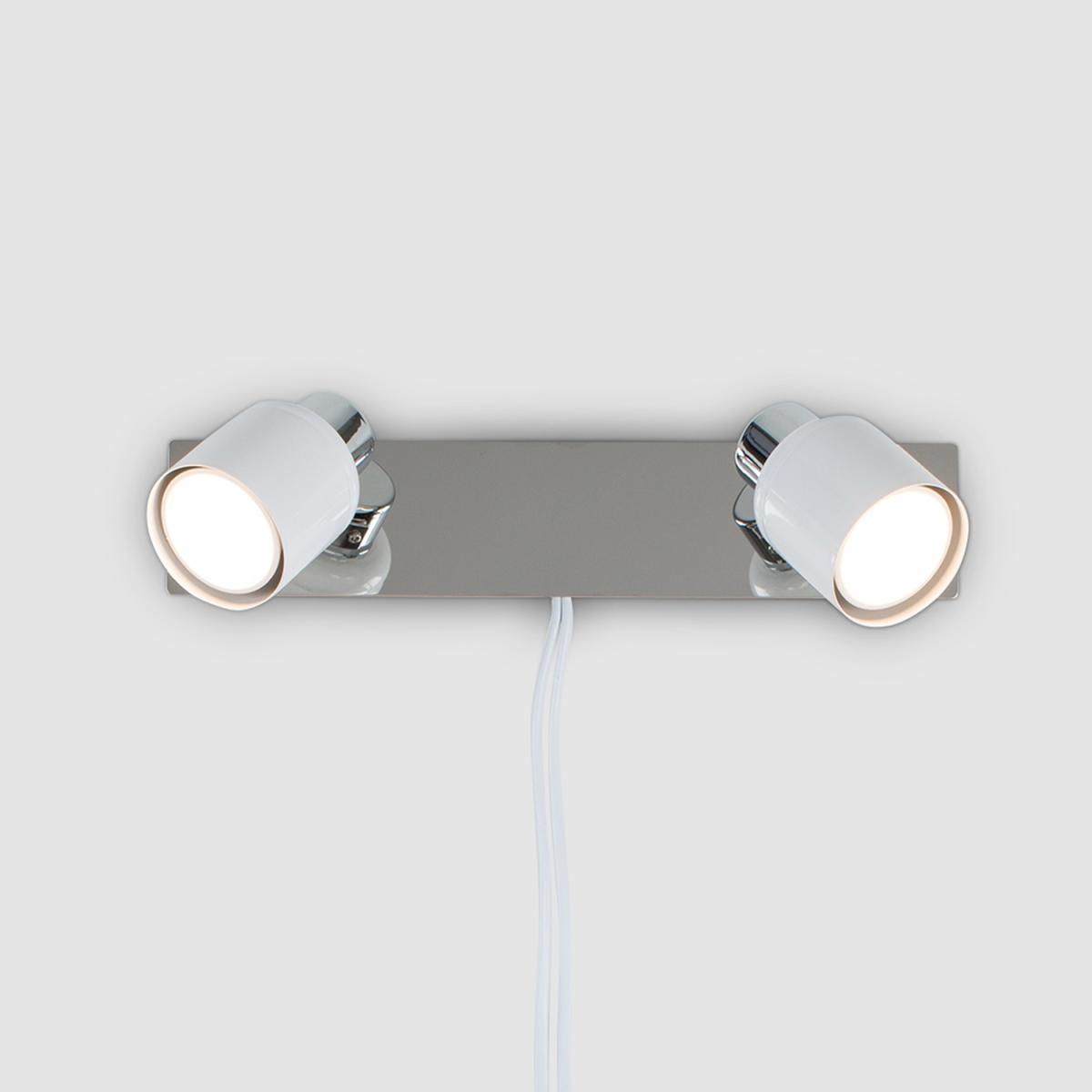Benton Twin White Indoor Wall Spotlight - White – image 3