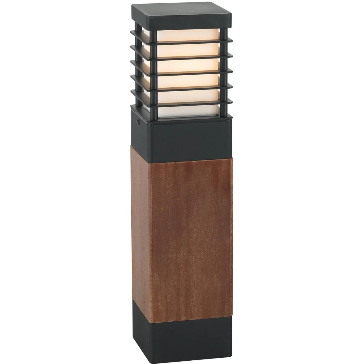 Halmstad Bollard Light Black - Black – image 2