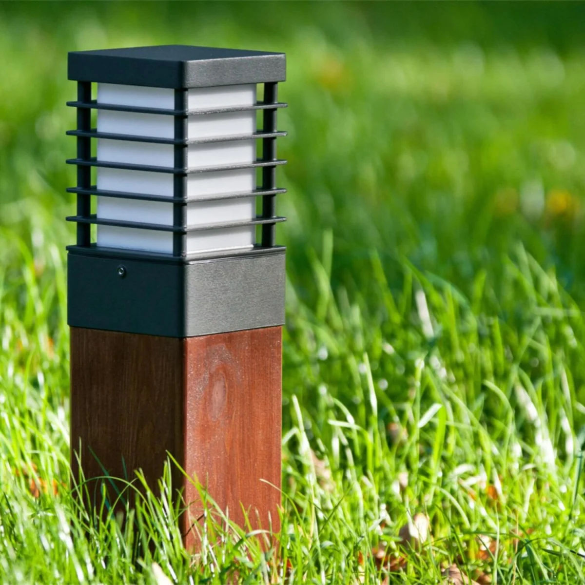 Halmstad Bollard Light Black - Black – image 3