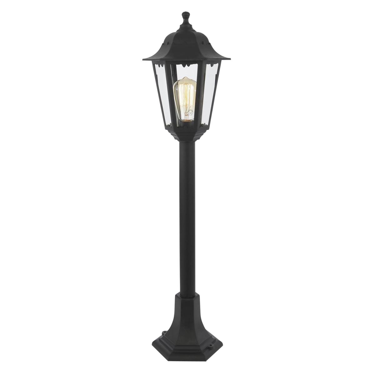 Neri Outdoor Tall Post Lantern Pedestal - Black – image 5