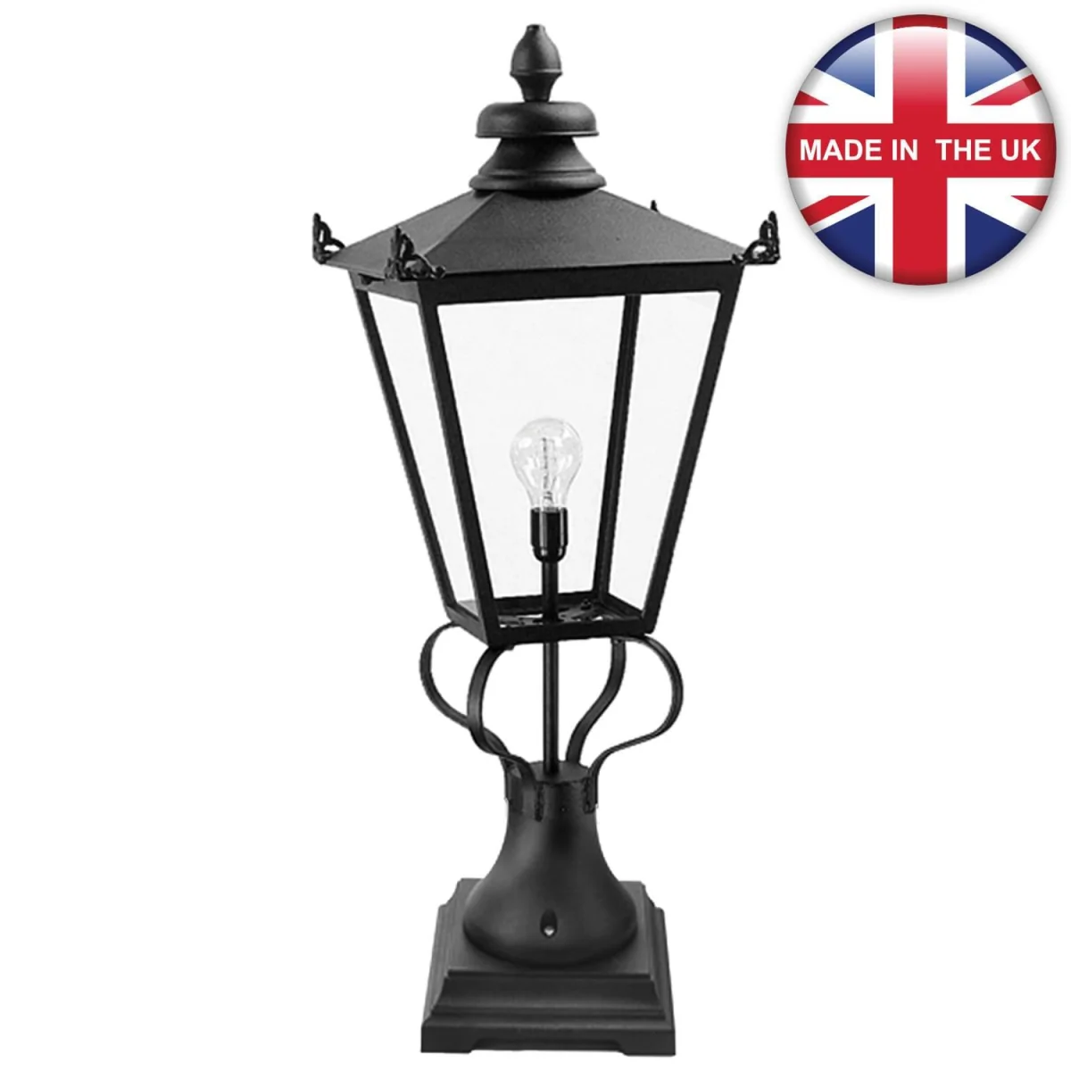 Wilmslow Pedestal Light Black - Black – image 2