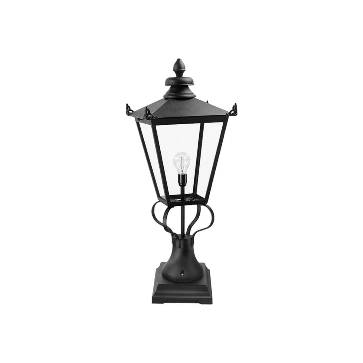 Wilmslow Pedestal Light Black - Black – image 1