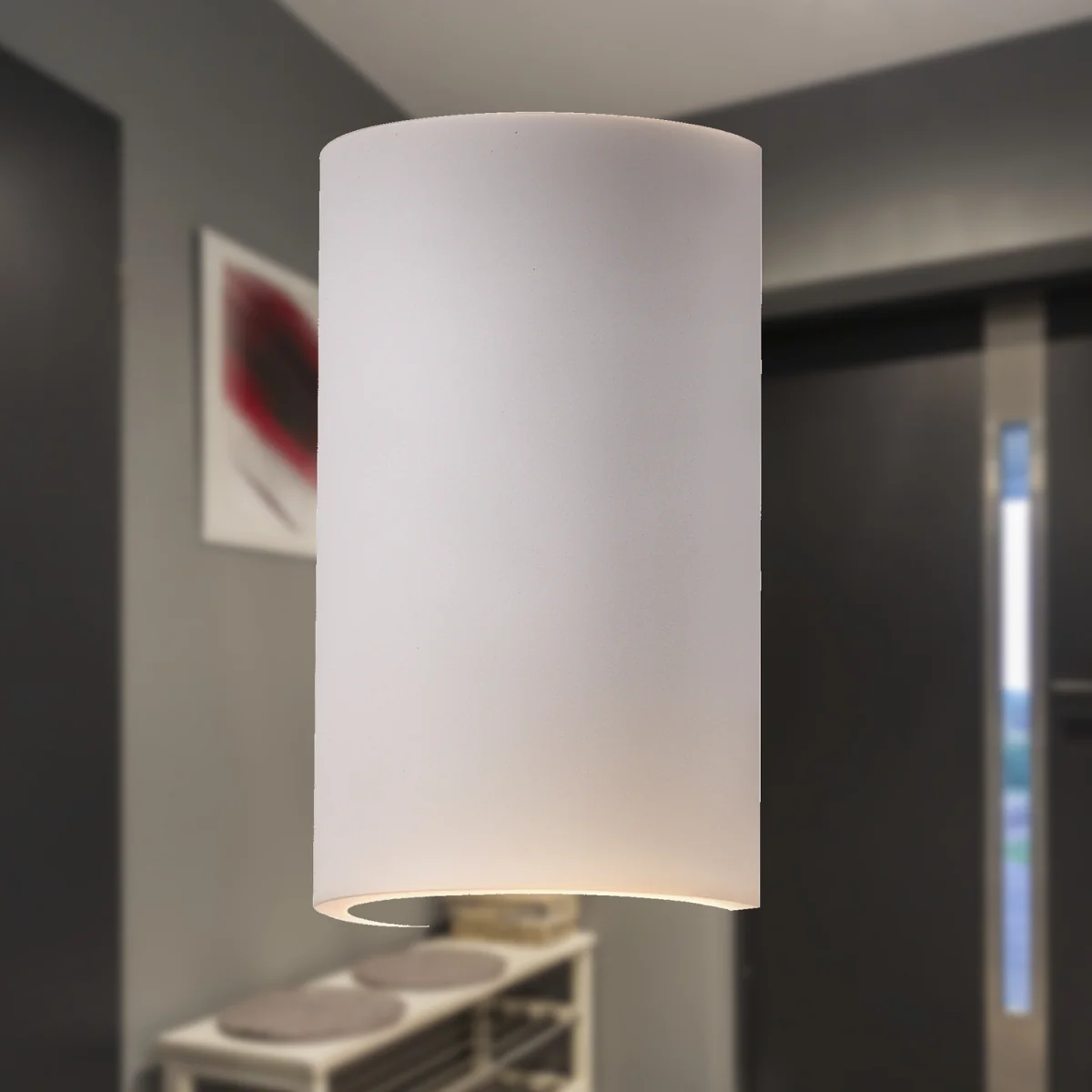 Evie 2lt Wall Washer Light - White Plaster – image 2