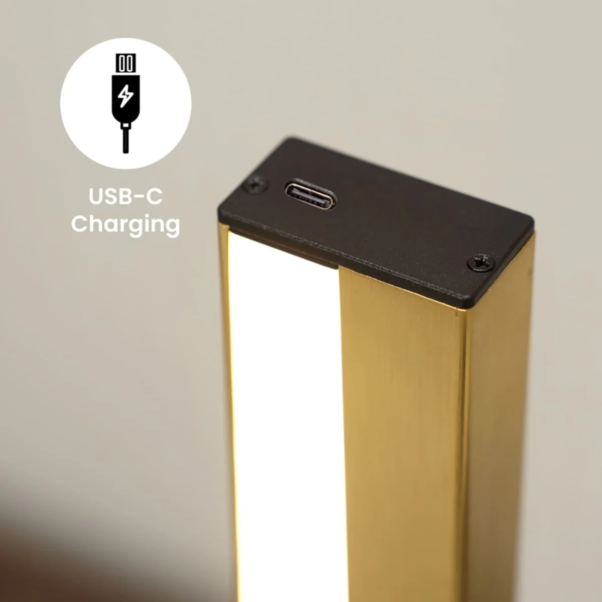 Ryle Easy Fit Touch Dimmer Rechargeable Picture Wall Light - Gold / 1 – image 3