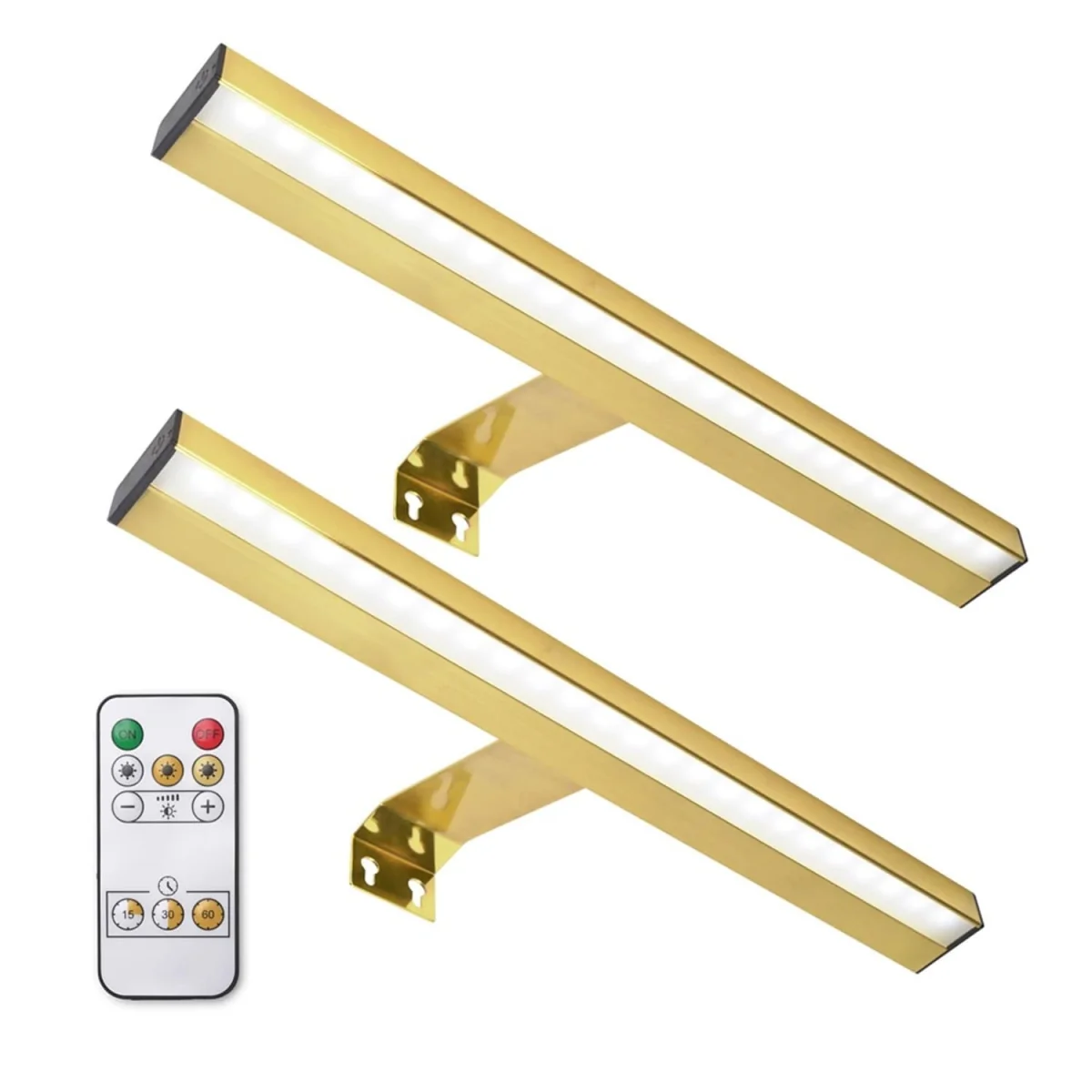 Ryle Easy Fit Touch Dimmer Rechargeable Picture Wall Light - Gold / 1 – image 5
