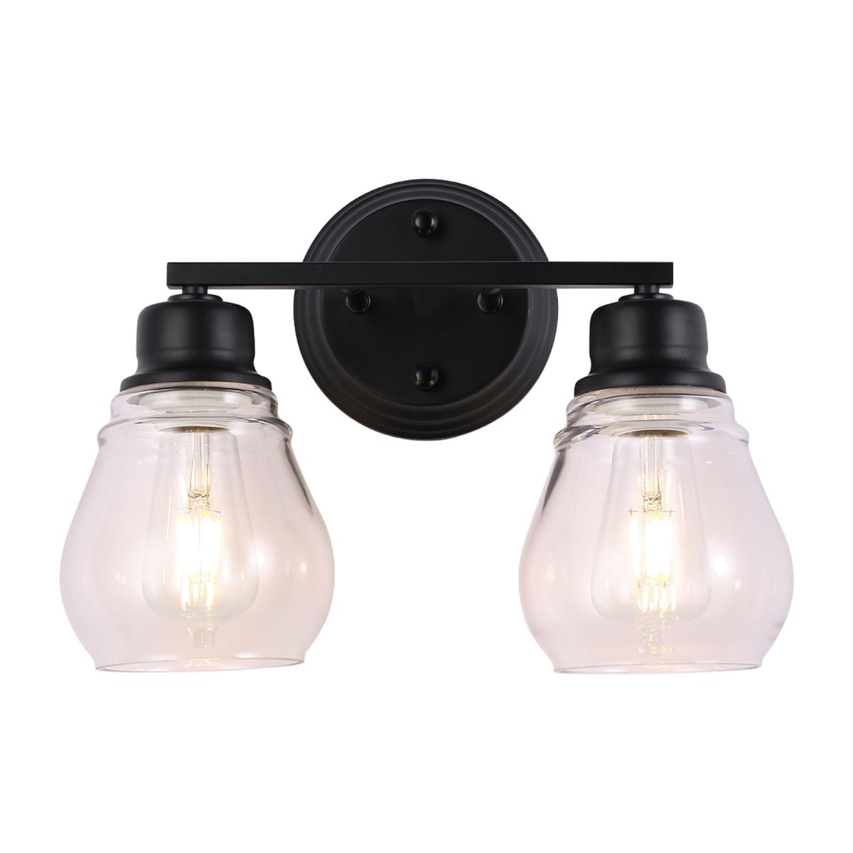 Matte Black Wall Light Entryway Hallway Porch Decor Lighting - Black / 2.5kg – image 1