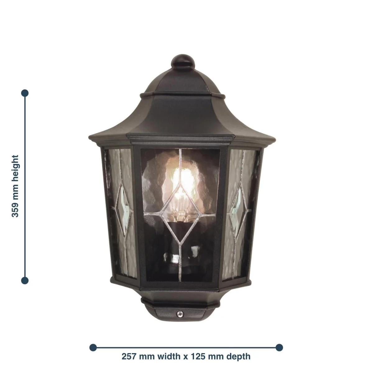 Norfolk Wall Light Black - Black – image 2