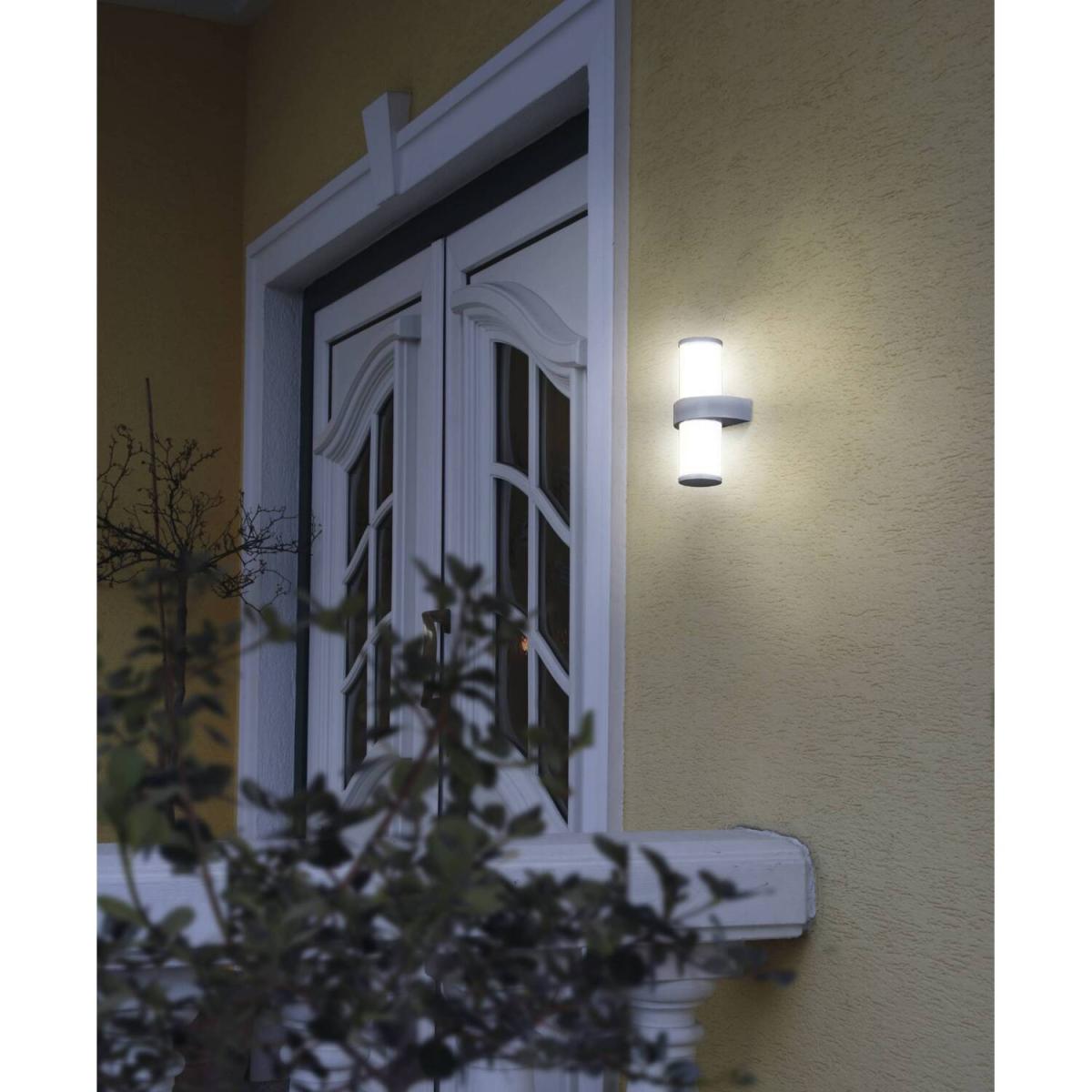 Eglo BEVERLY White Stainless Steel Outdoor Wall Light - Neutral – image 4
