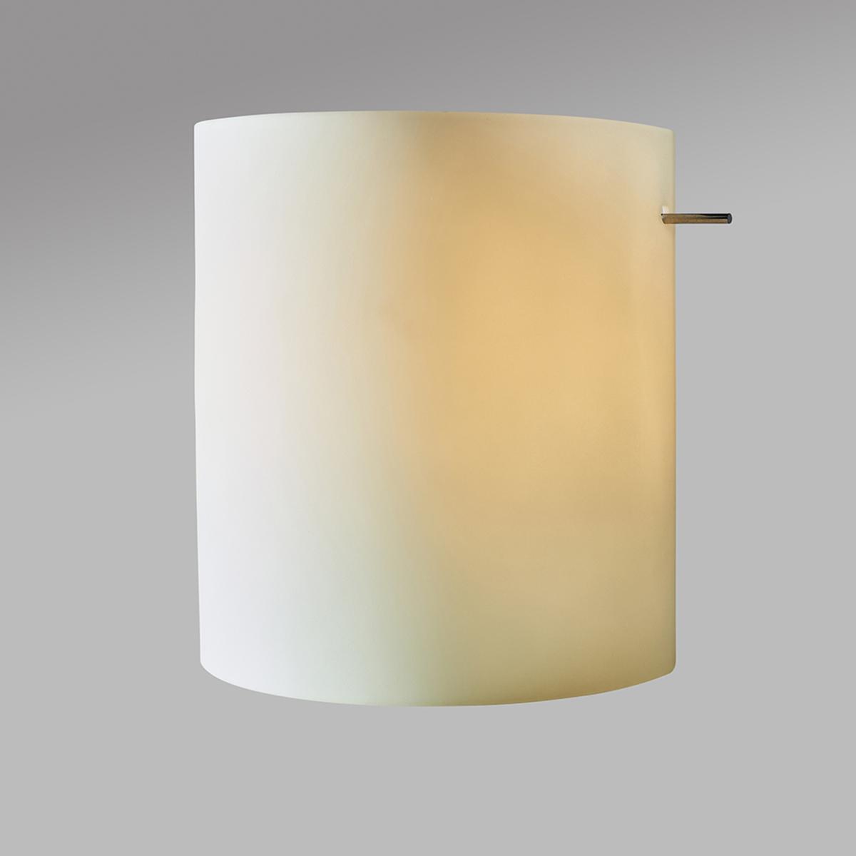 Pair Of Vanna White Glass Curved Wall Lights - White – image 3