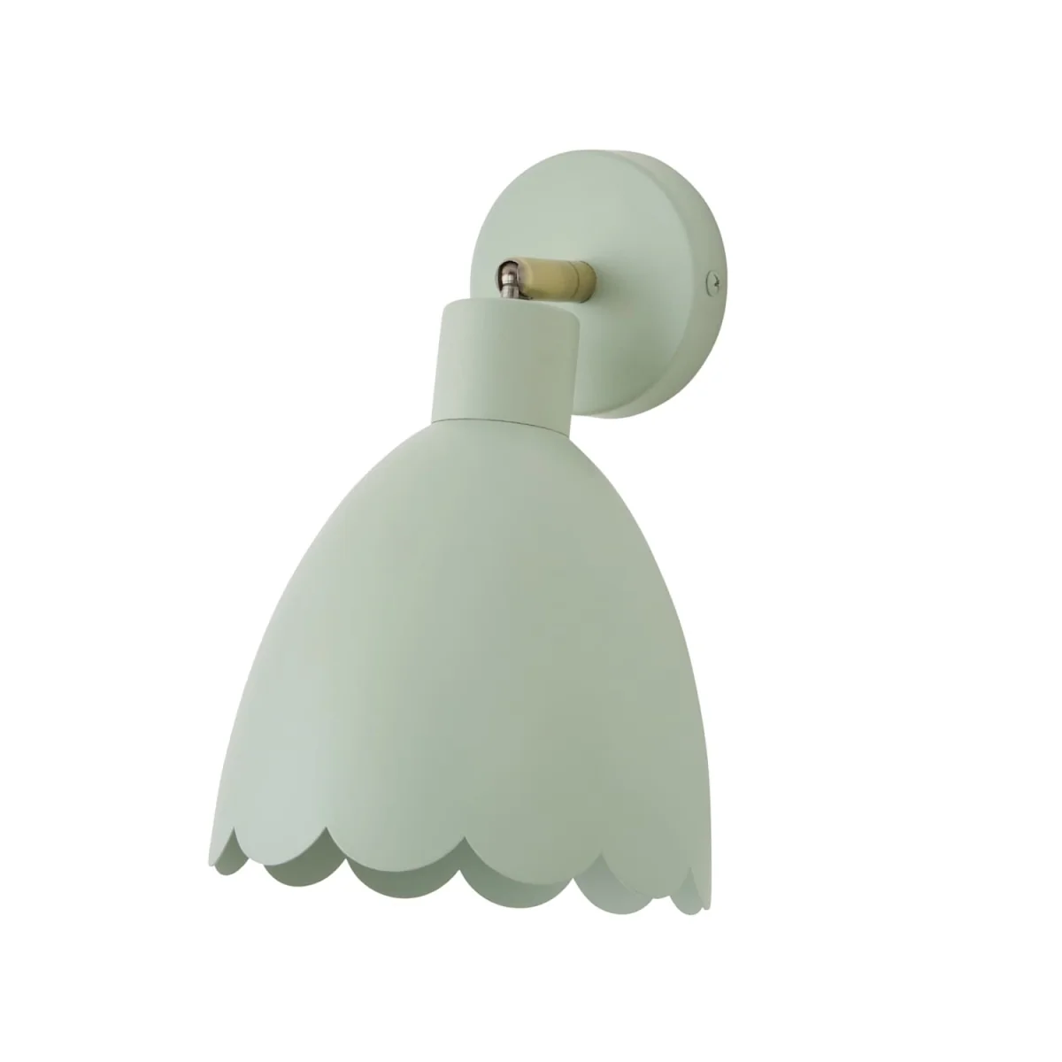 Millie Scallop Adjustable Wall Light - Sage Green / Metal / 0.7kg – image 2