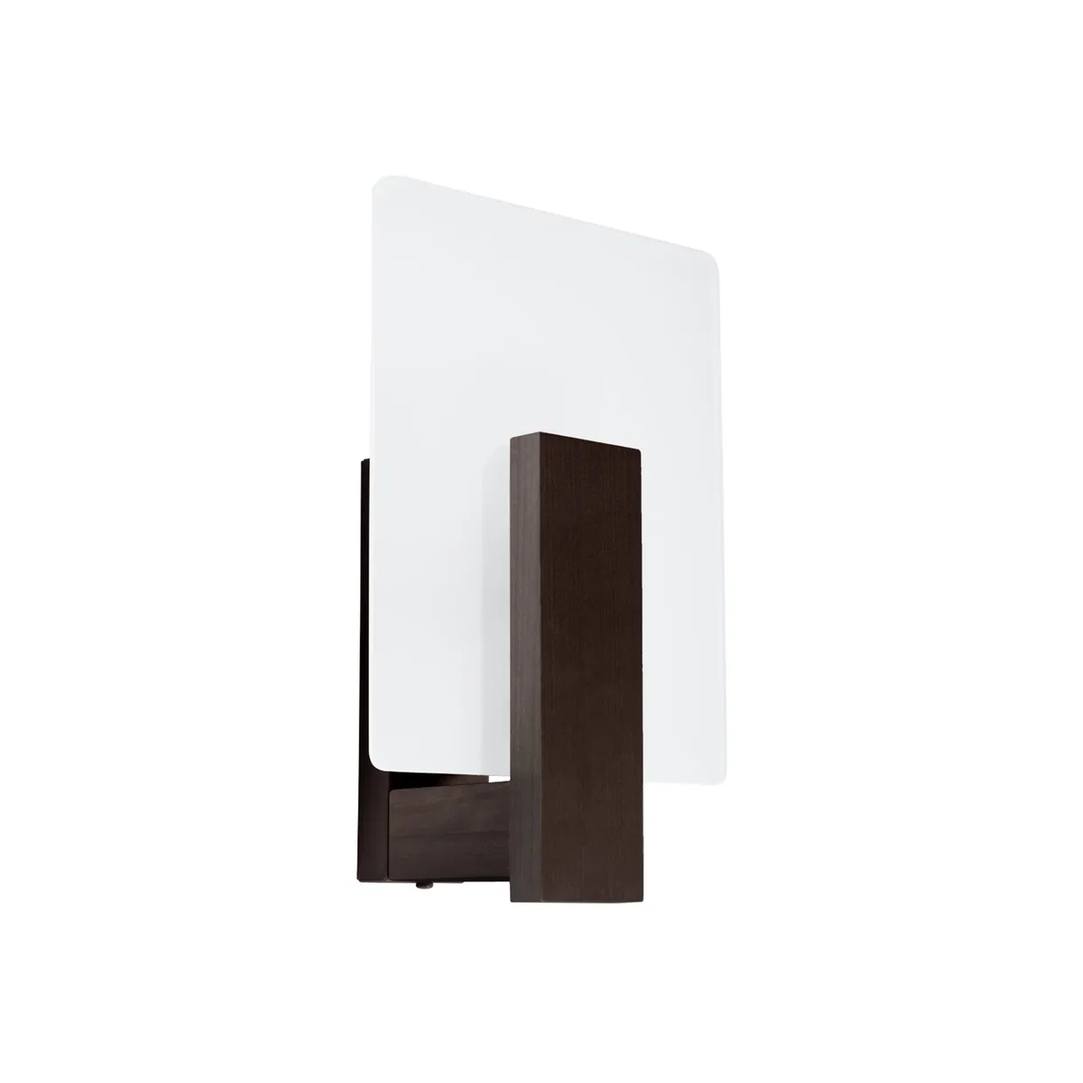 Wall lamp LAPPO white - wenge – image 1