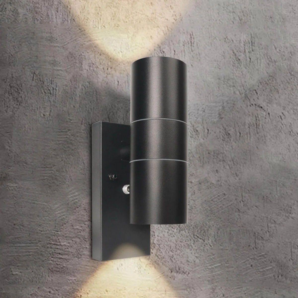 Wall Light Black 2 Bulbs - Black – image 1