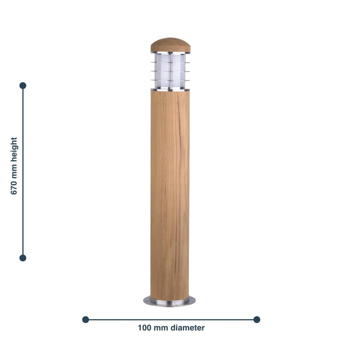 Elstead Lighting Poole Bollard Light  Brown - Brown – image 2