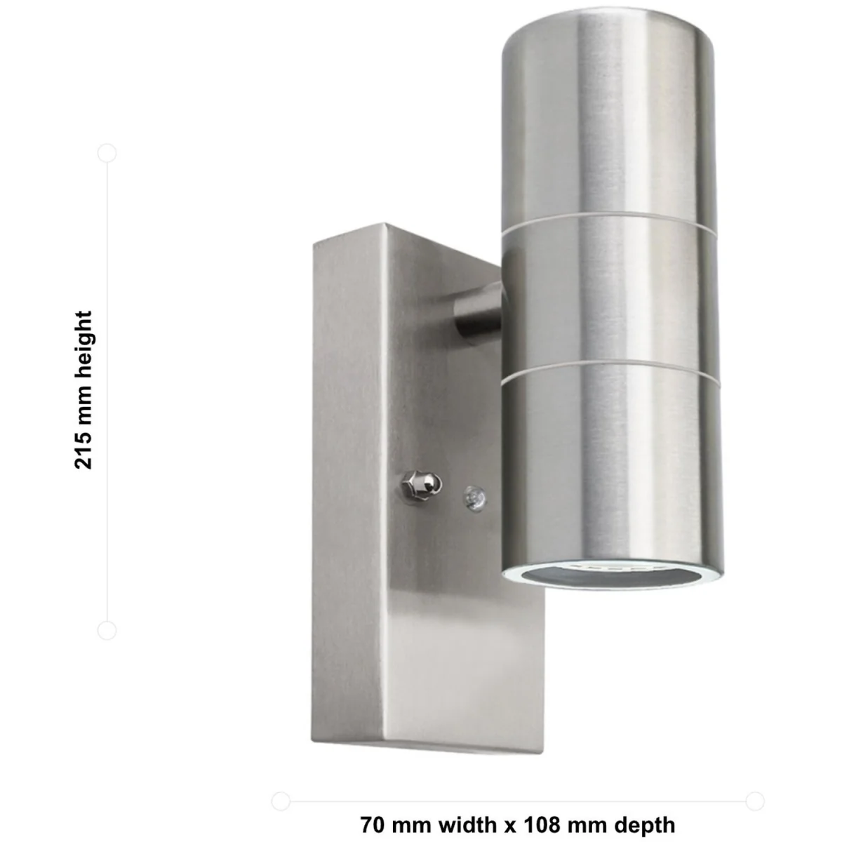 Blaze Marine Grade Stainless Steel Dusk Dawn Sensor Wall Light - Marine Grade & Clear – image 4