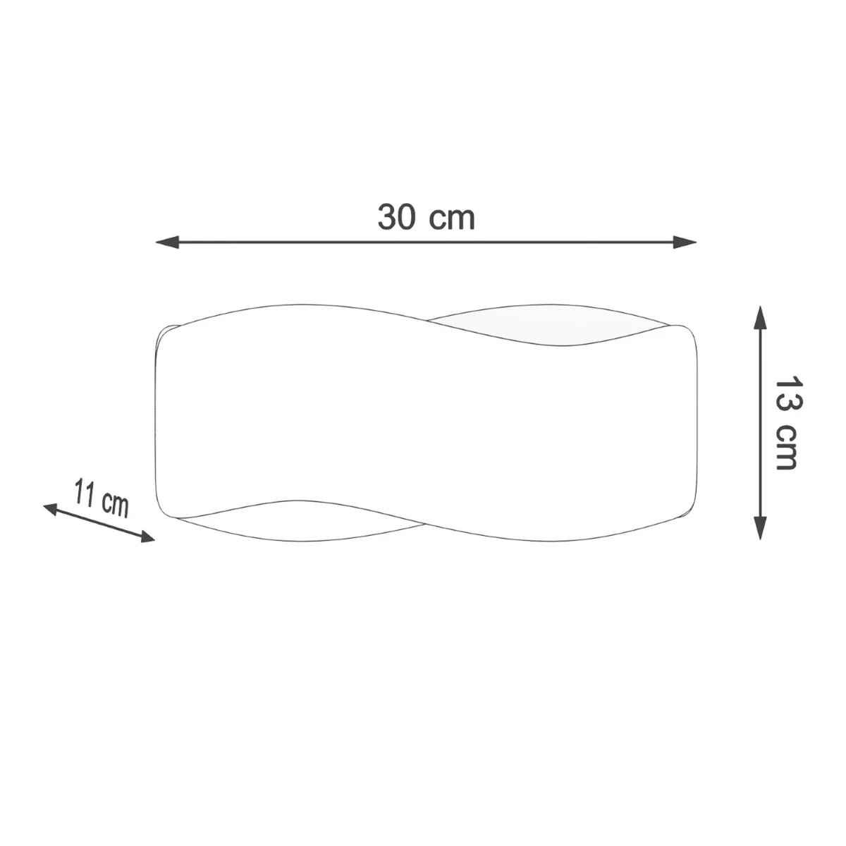 Wall lamp TILA 30 black - white – image 7