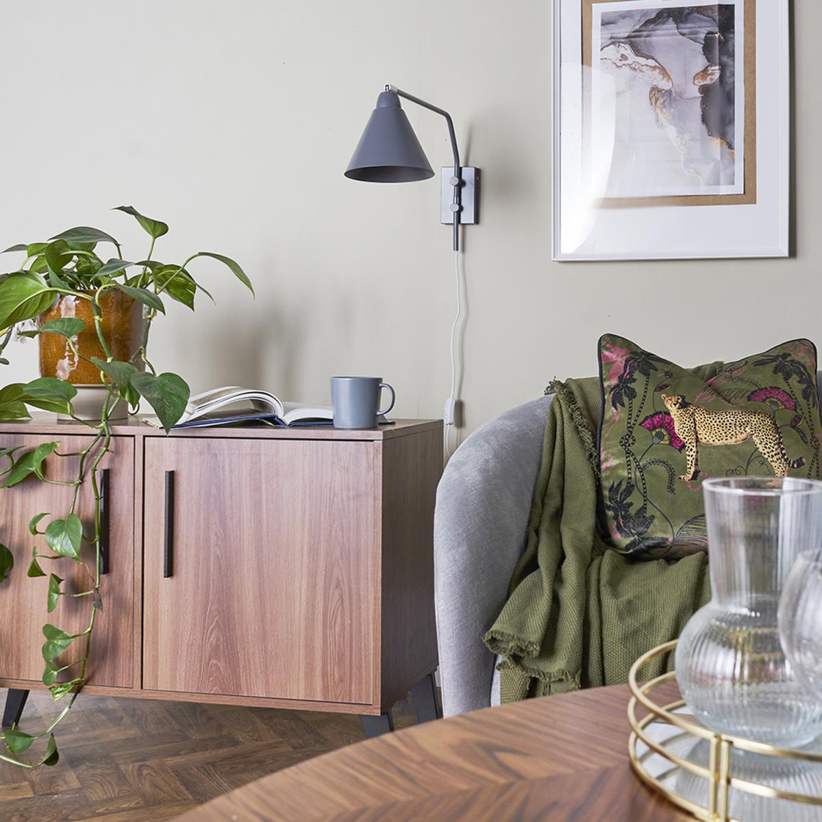 Limdon Grey Indoor Wall Spotlight - Grey – image 2