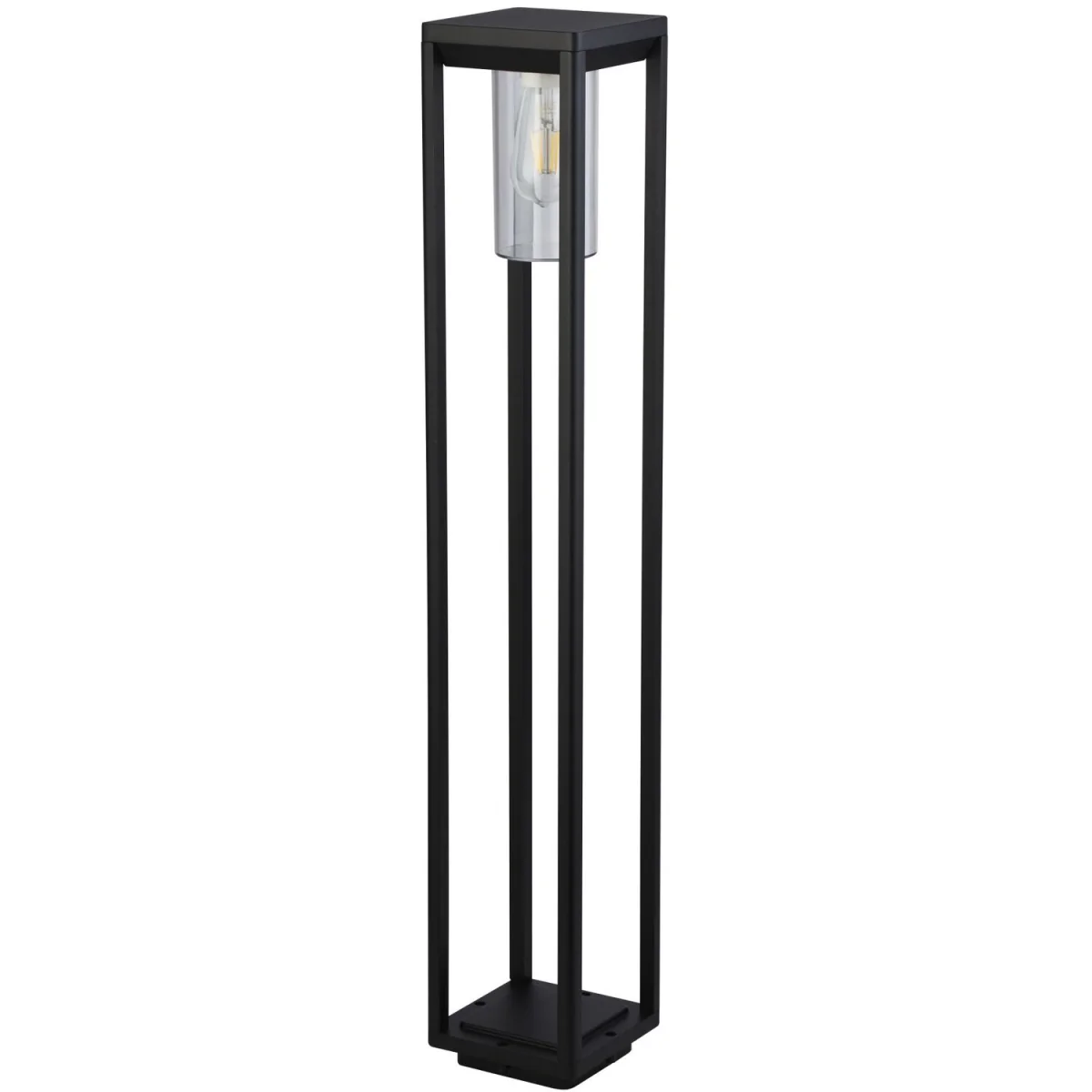 Atlanta Outdoor Post - Black Metal  Polycarbonate - Black / 90cm – image 3