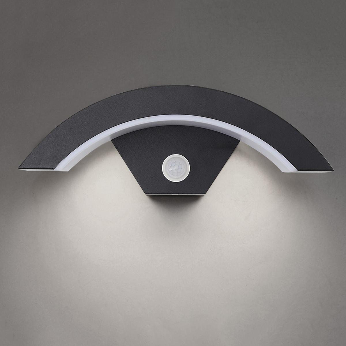 Outdoor Wall Mount Garden Integrated LED Light - Dark Grey – image 2