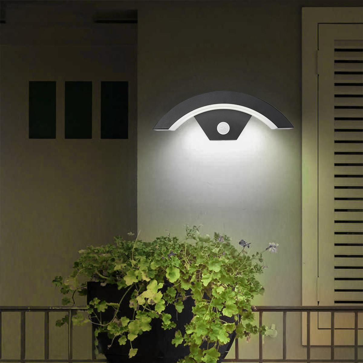 Outdoor Wall Mount Garden Integrated LED Light - Dark Grey – image 3